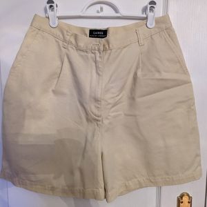 Lauren Ralph Lauren pastel yellow shorts